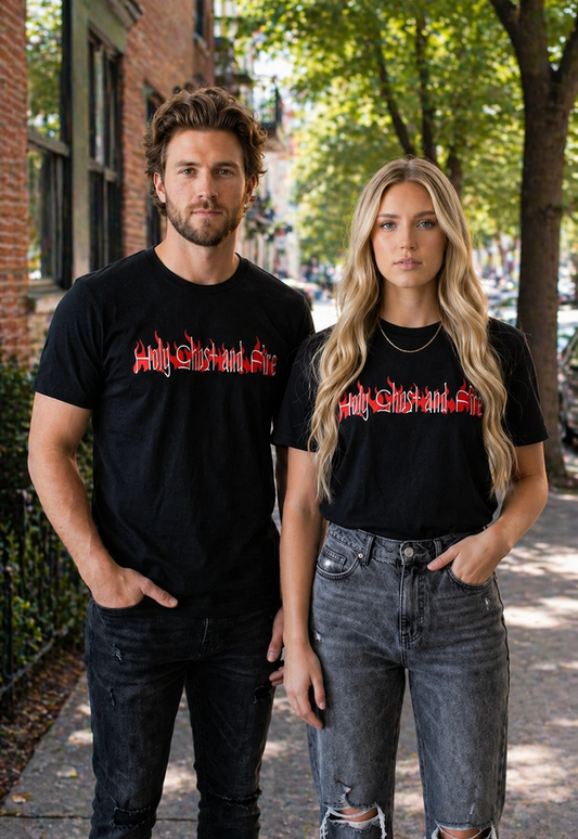Holy Ghost & Fire Black T-Shirt