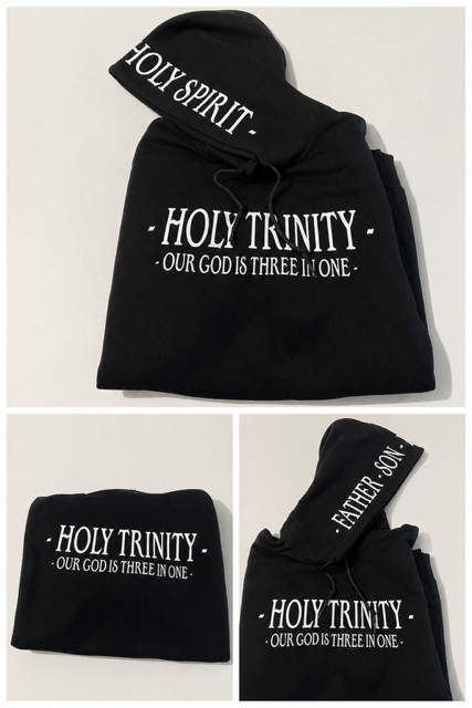 Holy Trinity Black Hoodie