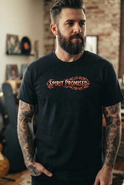 NEW Spirit Promised Black T-Shirt