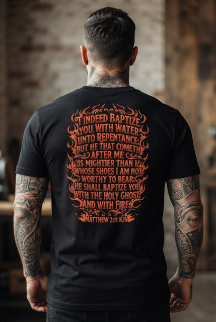 NEW Spirit Promised Black T-Shirt
