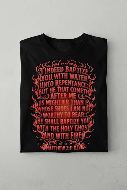 NEW Spirit Promised Black T-Shirt