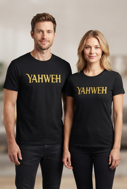 Black and Gold Yahweh T-Shirt