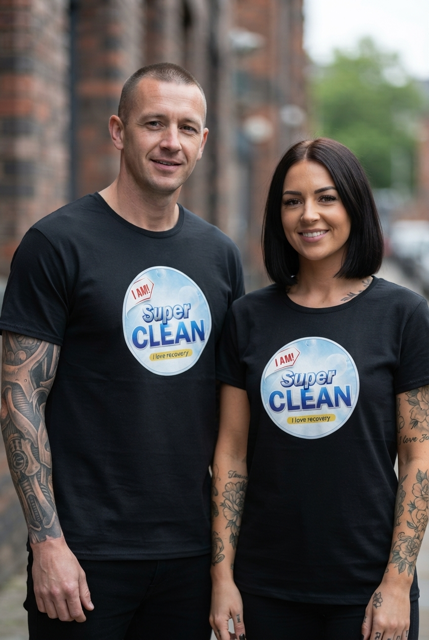 Super Clean Recovery Black T-Shirt