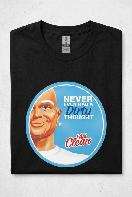 Mr Clean Black T-Shirt