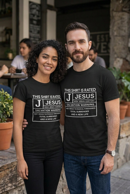 Jesus Salvation Black T-Shirt