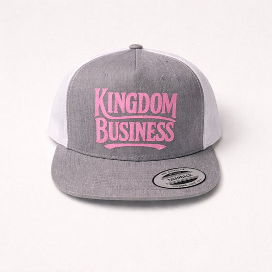 Kingdom Business Grey Snap-Back Cap