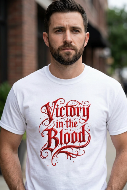 Victory Men's White T-Shirt