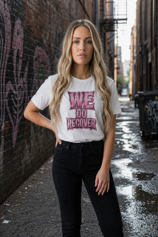 We do Recover Women's White T-Shirt
